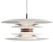 Belid - Diablo Lampada a Sospensione Ø50 Matt White/Rosé Silver Belid