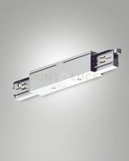 Alimentazione centrale + giunto bianco sistema  binario track 3 fas...
