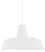 Lampadario Industriale Duna bianco paralume bianco E27 Ø35cm LUMICOM