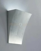 Applique a parete  a parete alma argento 2 luci attacco g9 19x10x25...