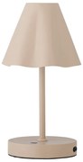 Lampada da tavolo dimmerabile a LED beige con paralume in metallo (altezza 28 cm) Lianna - Bloomingville