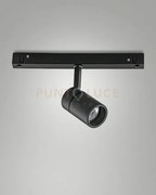Ermes spot 2700k 500lm 6w 48v  per sistema binario nero  16°dimmera...