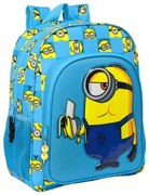 Zaino Scuola Minions Minionstatic Azzurro 32 x 38 x 12 cm