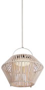 Lampada da tavolo bohémien beige con LED dimmerabile a 3 livelli IP54 ricaricabile a energia solare - Duco