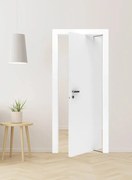 Porta interna rototraslante Cool in legno colore bianco, L 70 x H 210 cm, apertura reversibile