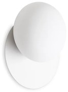 Applique Contemporanea Ninfea Metallo Bianco 1 Luce Gx53 9W 3000K Luce Calda