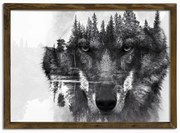 Pittura murale Husky, 70 x 50 cm - Evila Originals