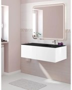 Mobile sottolavabo e lavabo Neo bianco L 120 x H 32 x P 48 cm 1 vasca