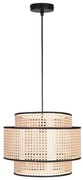 Lampadario a sospensione con filo TAKARA 1xE27/20W/230V diametro 40 cm beige