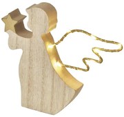 Decorazione natalizia a LED, 8 LED, alimentata da 2 batterie AAA — Angelo