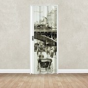 Porta a soffietto Vintage in pvc multicolore L 89.5 x H 214 cm