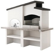 Barbecue fisso a legna e carbonella NEW ZEALAND 2 EASY GARDEN BY PALAZZETTI