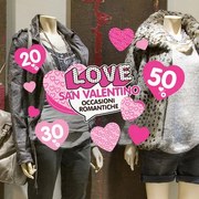 San Valentino rosa pop | Vetrofania