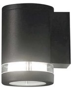 Applique LED moderno da esterno MAGNUS-1 grigio IP44, luce bianco caldo dimmerabile 600 lumen, ELSTEAD