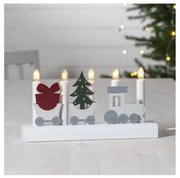 Eglo 410405 - Candeliere natalizio JULIA 5xE10/3W/230V