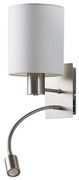 Lindby - Shajan Applique da Parete Nickel/White Lindby