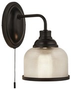 Searchlight 2671-1BK - Applique BISTRO 1xE27/60W/230V nero
