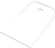 Piatto doccia SENSEA in carbonato di calcio Easy V2 bianco L 70 x L 120 x H 2.5 cm opaco