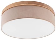 Brilagi - LED Plafoniera BELLADONNA 3xE27/15W/230V beige/quercia