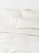 Copripiumino in lino lavato a righe sottili Rinna