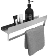 Mensola da bagno SF01 45cm steel brush