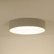 Duolla Plafoniera LED Plafond, Soro grigio chiaro, Ø 45 cm, dimmerabile in 3 fasi