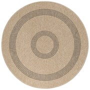 Tappeto rotondo per esterni nero e beige ø 80 cm Comilla - Ayyildiz Carpets