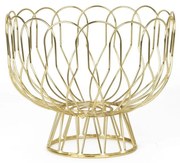 Fruttiera in oro Wired - PT LIVING