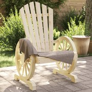 Sedie da giardino adirondack 2 pz in legno massello di abete