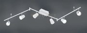 Narcos barra 6 spots 13w 1200lm, 3000k  bianca con diffusore conico...
