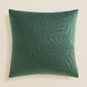 Federa decorativa in verde | Larghezza: 45 cm | Lunghezza: 45 cm