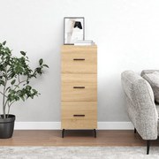 Credenza rovere sonoma 34,5x34x90 cm in legno multistrato