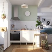 Cucina in kit DELINIA Eleki bianco 3 basi L 160 cm