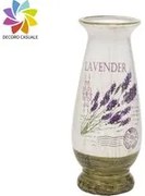 Vaso in ceramica Con decoro floreale