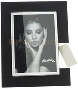 Portafoto di design bliko grande nero ,avorio in ferro e polimetilm...