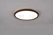 Aureo plafoniera led 18w 2200lm, 3000 - 6500k bordo nero con teleco...