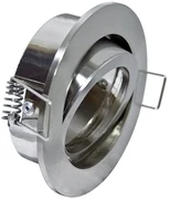 Faretto Incasso Oil Orientabile Tondo Alluminio Nero Satinato 1 Luce Gu10 D8,3Cm