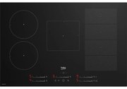 Beko HII 85780 UFT Nero Da incasso 80 cm Piano cottura a induzione 5 Fornello (i)