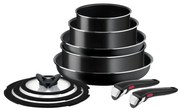 Set di pentole in alluminio 10 pezzi INGENIO EASY COOK &amp; CLEAN BLAC L1549042 - Tefal
