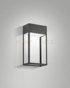 Edo applique a led 20w 3000k 2396lm da esterno grigio scuro