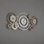 Arti & Mestieri Orologio moderno Fuso MECCANO sabbia- bronzo