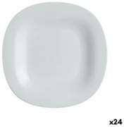 Piatto da Dolce Luminarc Carine Granit Ø 19,5 cm Grigio Vetro (24 Unità)