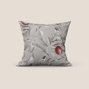 Lemon elegante collezione di cuscini a fantasia in velluto impermeabile grigio