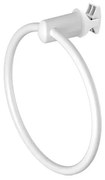 Portasciugamani ad Anello Serie Smart Bianco per Portasalviette e Termoarredo