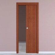 Porta scorrevole Rose ciliegio L 80 x H 210 cm reversibile