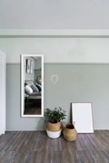 Violetta specchio da parete con cornice liscia con ganci x installa...