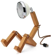 Mr. Wattson Mini Lampada da Tavolo USB Ash/Vintage White - Piffany Copenhagen