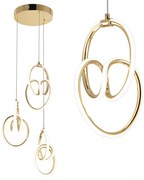 Lampada a sospensione LED G082-3CPR Gold