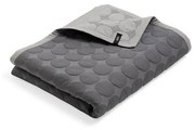 Mega Dot (Organic) Bedspread 195x245 Dark Grey - Hay