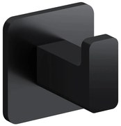 OMNIRES NL80115BL - Gancio a muro NELSON opaco nero